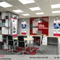 Thi công nội thất văn phòng Cty Biomedic - Vũ Trọng Phụng